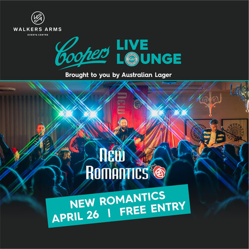 Walkers Live Lounge with the New Romantics - Friday April 26 *FREE ENTRY*