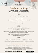 Load image into Gallery viewer, Walkers Arms Events Centre presents Melbourne Cup Day Lunch 2026 - Tuesday November 3