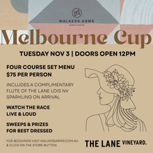 Load image into Gallery viewer, Walkers Arms Events Centre presents Melbourne Cup Day Lunch 2026 - Tuesday November 3