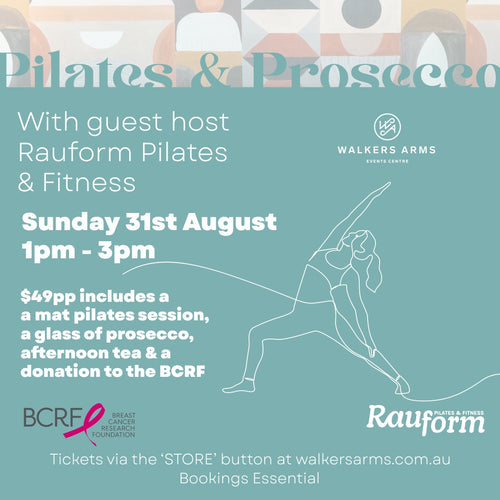 Walkers Arms Hotel presents Pilates & Prosecco - Sunday August 31
