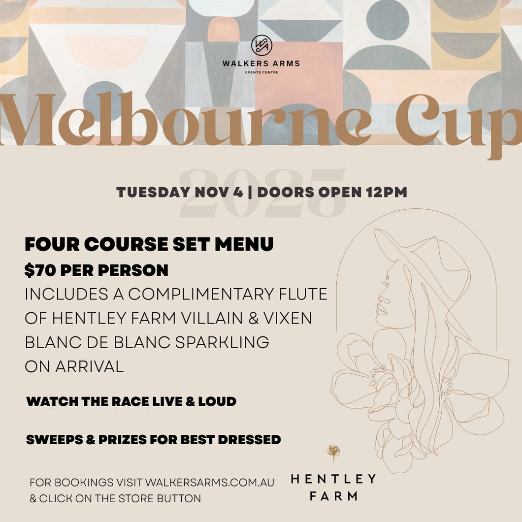 Walkers Arms Hotel Melbourne Cup Day Lunch  2025 - Tuesday November 4